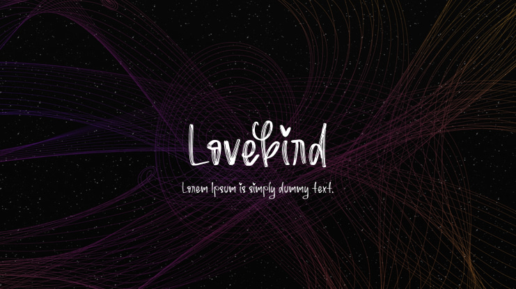 Lovebird Font