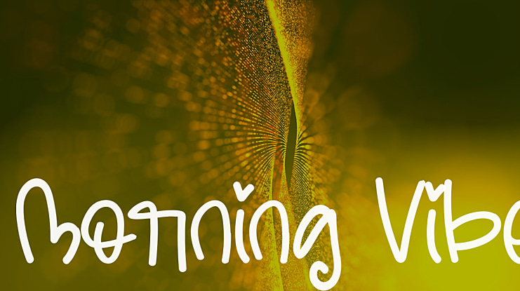 Morning Vibe Font