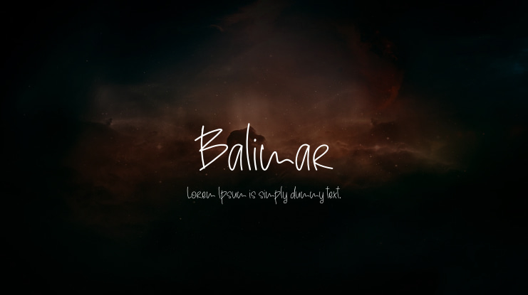 Balimar Font