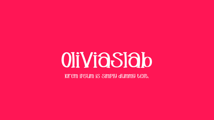 Oliviaslab Font