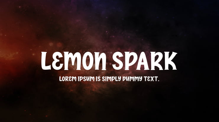 Lemon spark Font