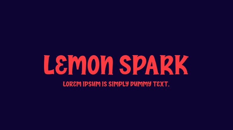 Lemon spark Font