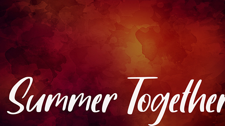 Summer Together Font