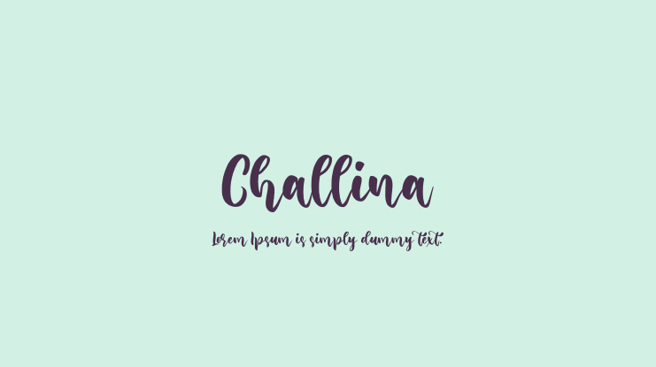 Challina Font