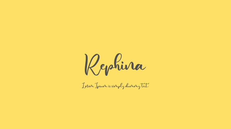 Rephina Font