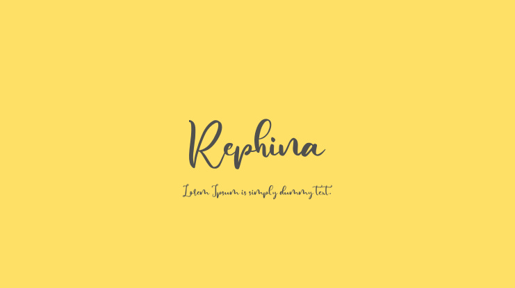 Rephina Font
