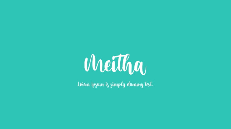 Meitha Font