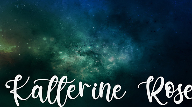 Katterine Rose Font Family