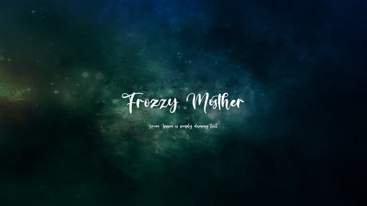 Frozzy Mosther Font Family
