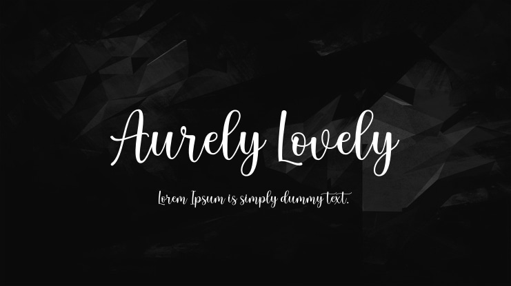 Aurely Lovely Font Family