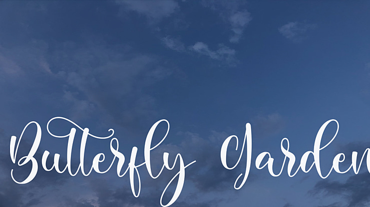 Butterfly Garden Font