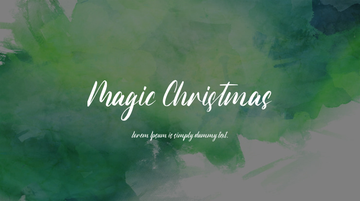 Magic Christmas Font