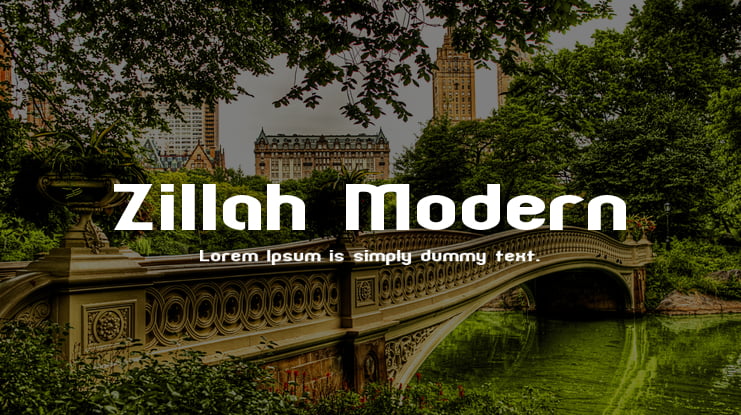 Zillah Modern Font Family