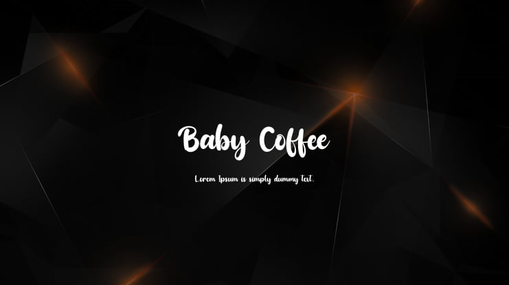 Baby Coffee Font Family