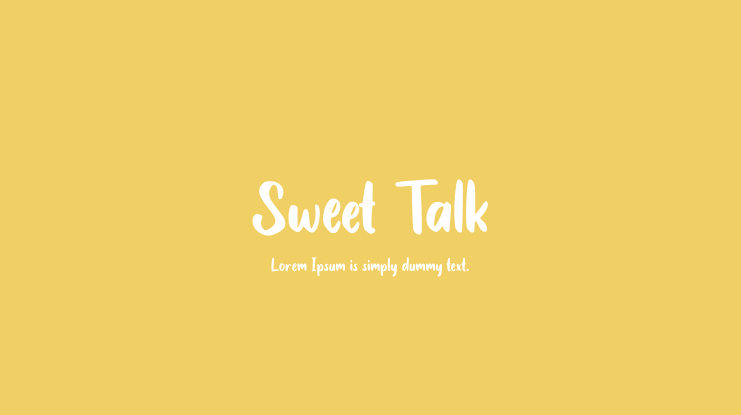 Sweet Talk Font