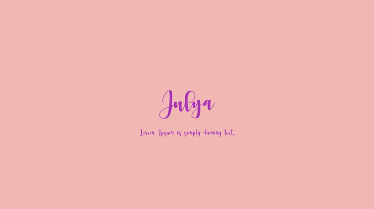 Julya Font