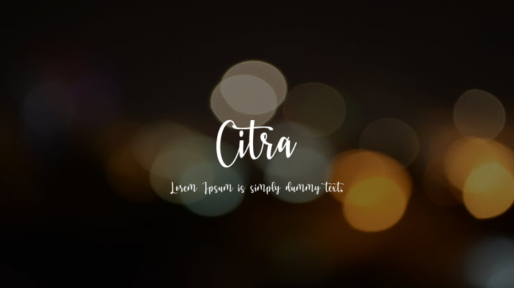 Citra Font