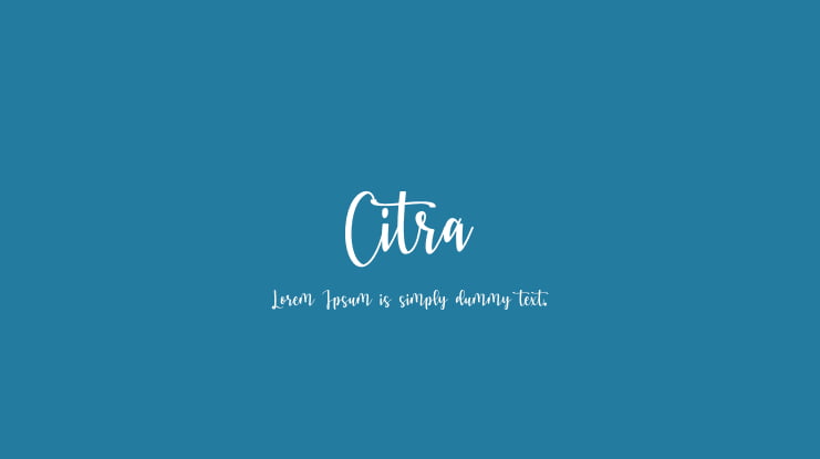 Citra Font