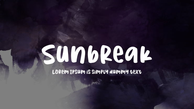 Sunbreak Font