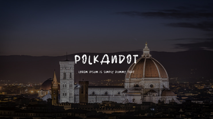 POLKANDOT Font