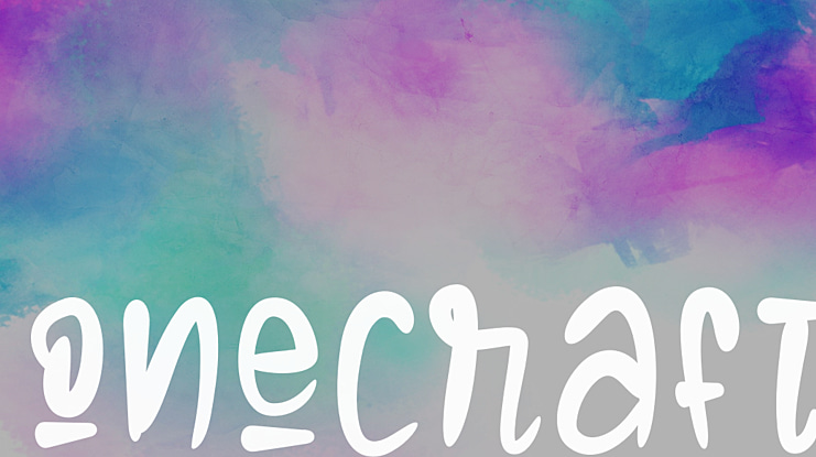 ONECRAFT Font
