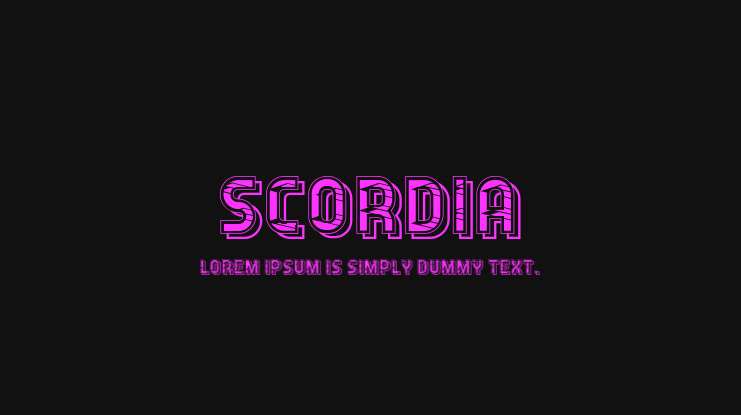 Scordia Font
