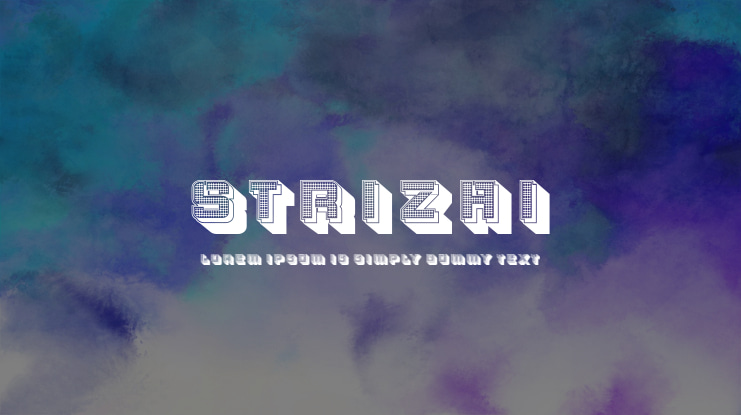Strizhi Font