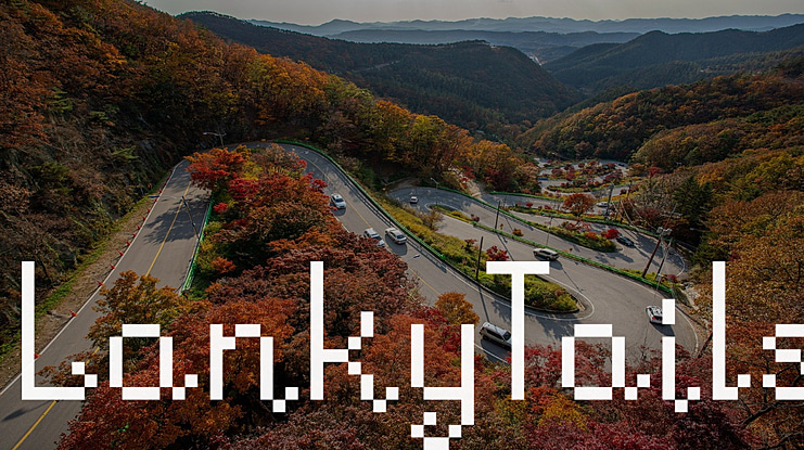 LankyTails Font