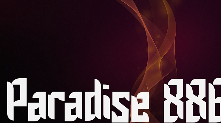 Paradise 886 Font