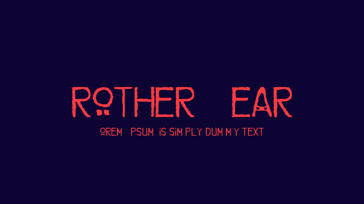 Brother Bear Font
