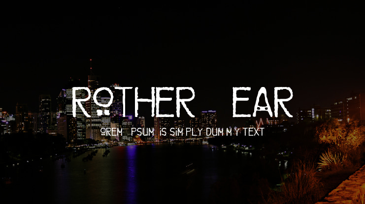 Brother Bear Font