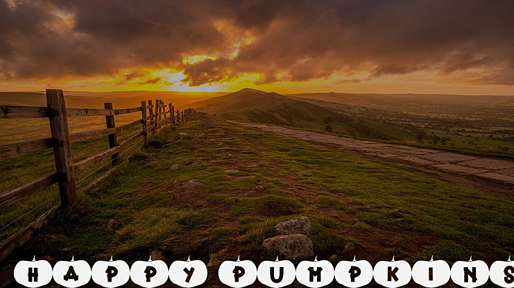 Happy Pumpkins Font