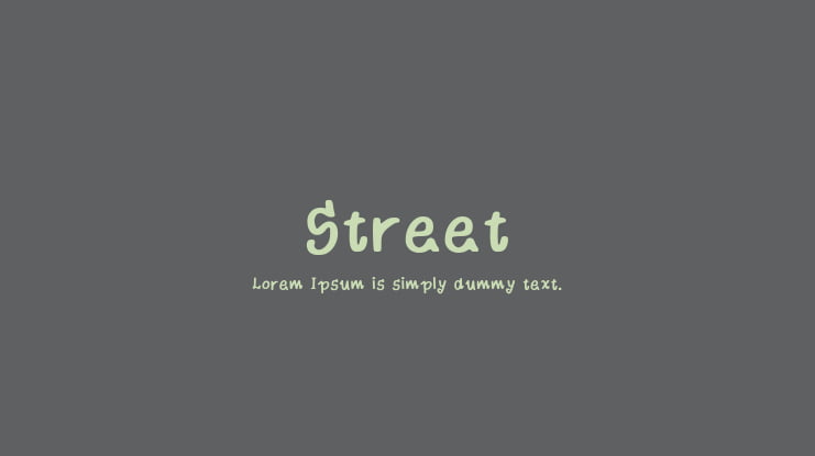Street Font