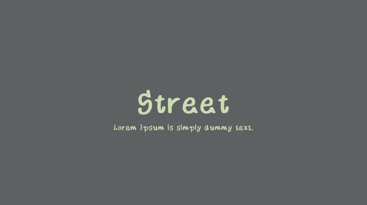 Street Font