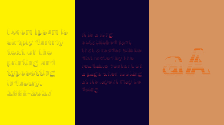 Smoke Rasterized Font