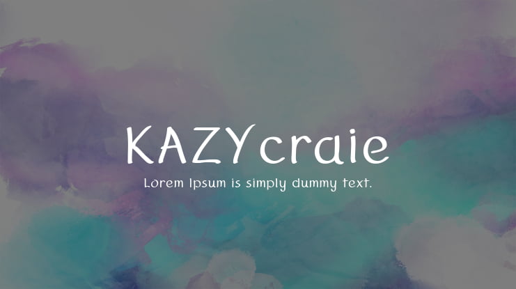 KAZYcraie Font