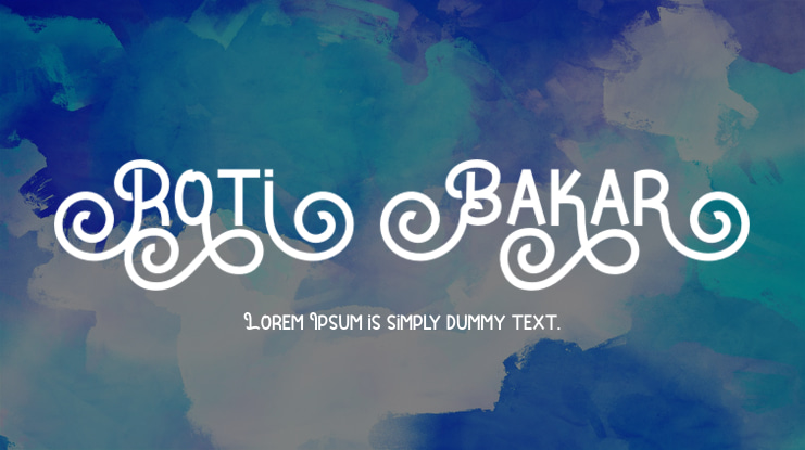 Roti Bakar Font