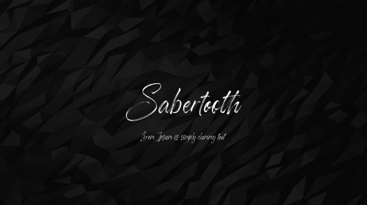 Sabertooth Font Family