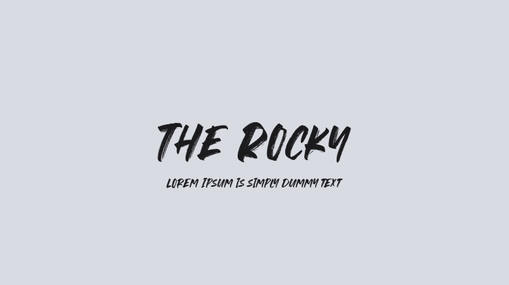 The Rocky Font