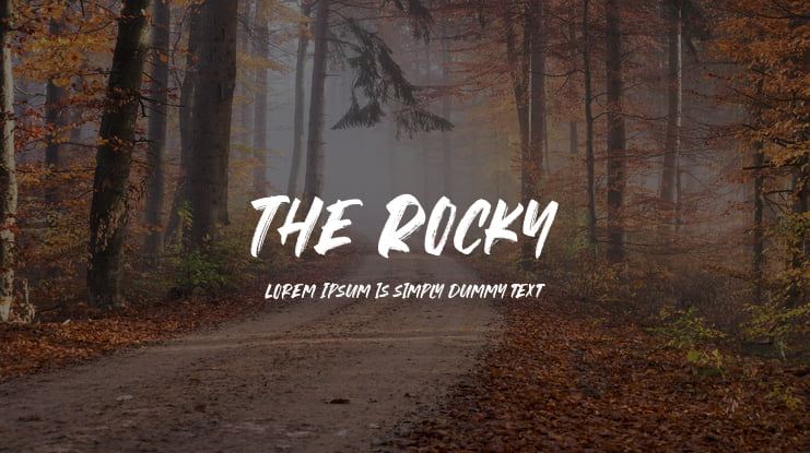The Rocky Font