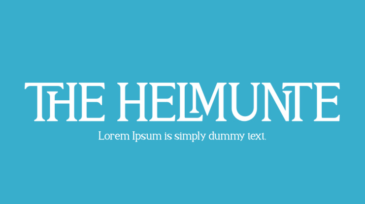 THE HELMUNTE Font