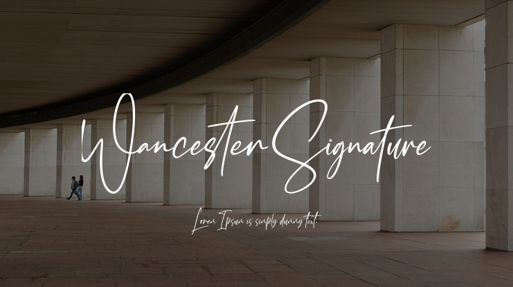 Wancester Signature Font