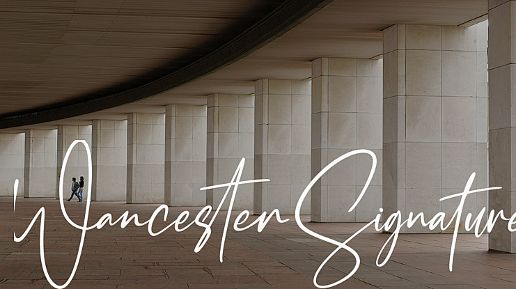 Wancester Signature Font