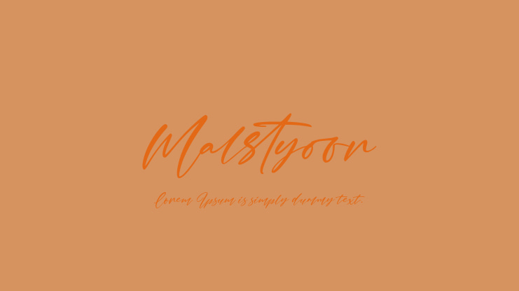 Malstyoor Font