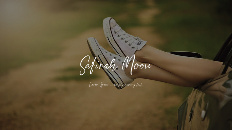 Safirah Moon Font