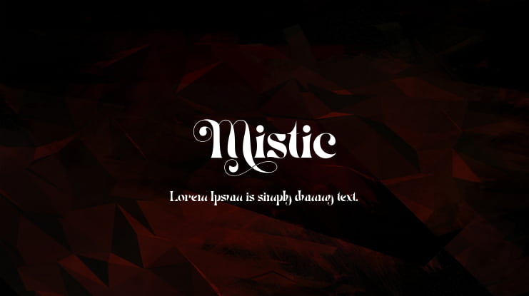 Mistic Font