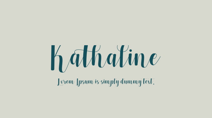 Kathaline Font