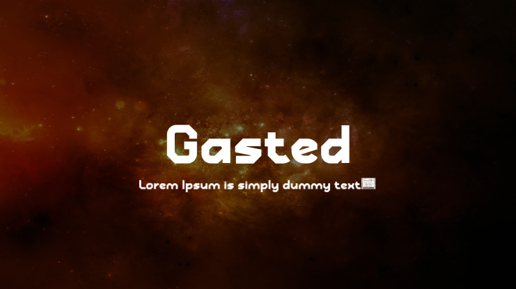 Gasted Font Family