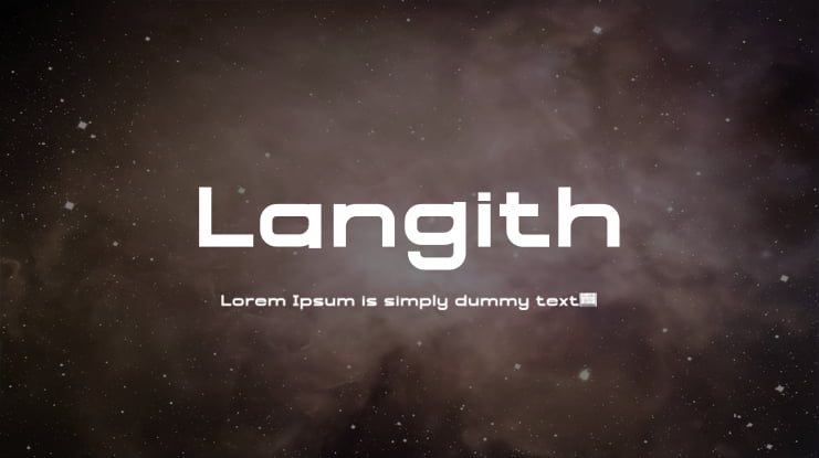 Langith Font Family