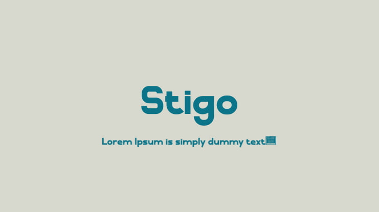 Stigo Font Family